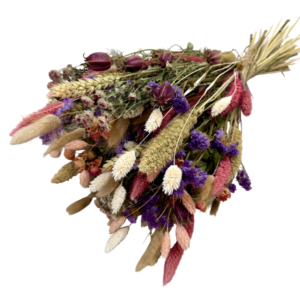 secret pink dried bouquet