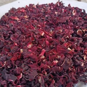 dried rose petals